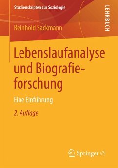 Lebenslaufanalyse und Biografieforschung (eBook, PDF) - Sackmann, Reinhold