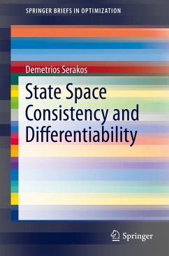 State Space Consistency and Differentiability (eBook, PDF) - Serakos, Demetrios