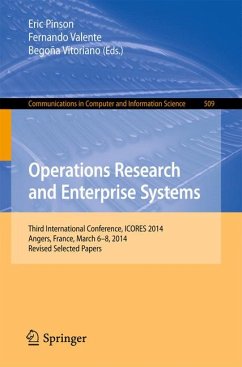 Operations Research and Enterprise Systems (eBook, PDF)