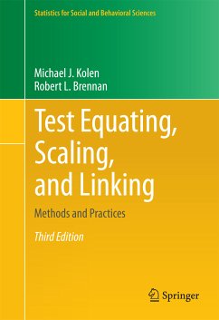 Test Equating, Scaling, and Linking (eBook, PDF) - Kolen, Michael J.; Brennan, Robert L.