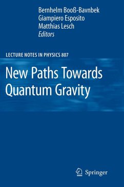 New Paths Towards Quantum Gravity (eBook, PDF)