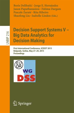 Decision Support Systems V – Big Data Analytics for Decision Making (eBook, PDF)
