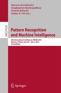 Pattern Recognition and Machine Intelligence (eBook, PDF)