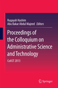 Proceedings of the Colloquium on Administrative Science and Technology (eBook, PDF)