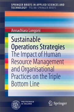 Sustainable Operations Strategies (eBook, PDF) - Longoni, Annachiara