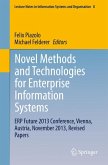 Novel Methods and Technologies for Enterprise Information Systems (eBook, PDF)