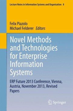 Novel Methods and Technologies for Enterprise Information Systems (eBook, PDF)