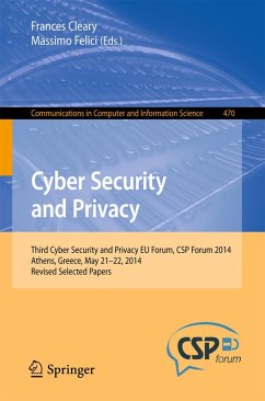 Cover Cyber Security and Privacy (eBook, PDF)