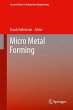 Micro Metal Forming (eBook, PDF) - Bild 1