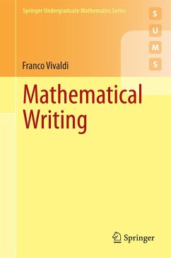 Cover Mathematical Writing (eBook, PDF)