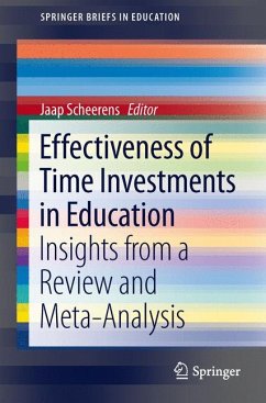 Effectiveness of Time Investments in Education (eBook, PDF)