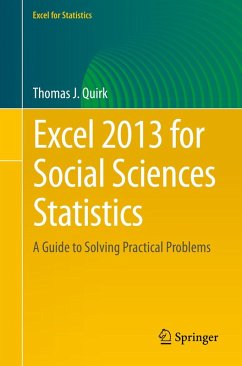 Excel 2013 for Social Sciences Statistics (eBook, PDF) - Quirk, Thomas J