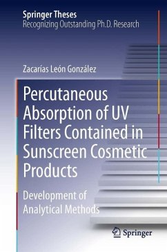 Cover Percutaneous Absorption of UV Filters Contained in Sunscreen Cosmetic Products (eBook, PDF)
