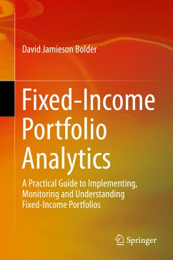 Fixed-Income Portfolio Analytics (eBook, PDF) - Bolder, David Jamieson