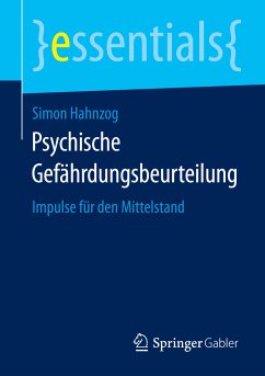 Psychische Gefährdungsbeurteilung (eBook, PDF) - Hahnzog, Simon