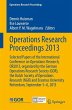 Operations Research Proceedings 2013... - Bild 1