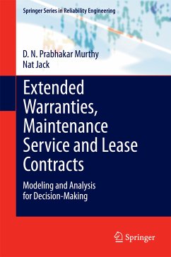 Extended Warranties, Maintenance Service and Lease Contracts (eBook, PDF) - Murthy, D. N. Prabhakar; Jack, Nat