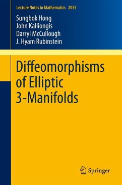 Diffeomorphisms of Elliptic 3-Manifolds (eBook, PDF) - Hong, Sungbok; Kalliongis, John; McCullough, Darryl; Rubinstein, J. Hyam