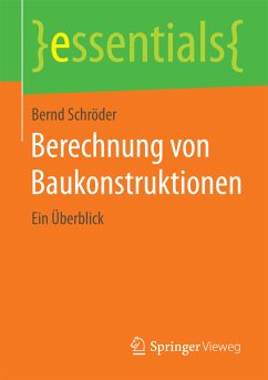 Berechnung von Baukonstruktionen (eBook, PDF) - Schröder, Bernd