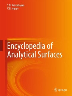 Cover Encyclopedia of Analytical Surfaces (eBook, PDF)