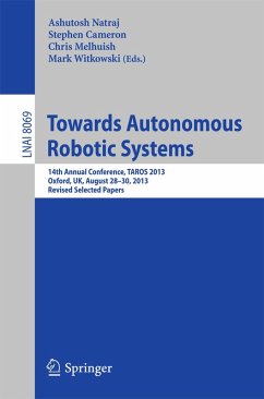 Cover Towards Autonomous Robotic Systems (eBook, PDF)