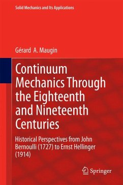 Continuum Mechanics Through the Eighteenth and Nineteenth Centuries (eBook, PDF) - Maugin, Gérard A.