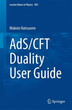 AdS/CFT Duality User Guide (eBook, PDF) - Natsuume, Makoto