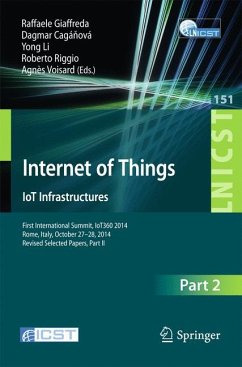 Internet of Things. IoT Infrastructures (eBook, PDF)