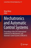 Mechatronics and Automatic Control Systems (eBook, PDF)