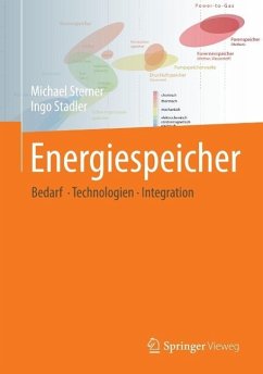 Energiespeicher - Bedarf, Technologien, Integration (eBook, PDF) - Sterner, Michael; Stadler, Ingo