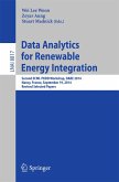 Data Analytics for Renewable Energy Integration (eBook, PDF)