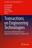 Transactions on Engineering Technologies (eBook, PDF)