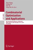 Combinatorial Optimization and Applications (eBook, PDF)