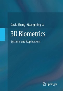 3D Biometrics (eBook, PDF) - Zhang, David; Lu, Guangming