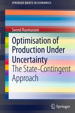 Optimisation of Production Under Uncertainty (eBook, PDF) - Rasmussen, Svend