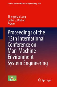 Proceedings of the 13th International Conference on Man-Machine-Environment System Engineering (eBook, PDF)