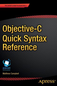 Objective-C Quick Syntax Reference (eBook, PDF) - Campbell, Matthew