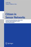 Citizen in Sensor Networks (eBook, PDF)
