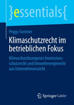 Klimaschutzrecht im betrieblichen Fokus (eBook, PDF) - Sommer, Peggy