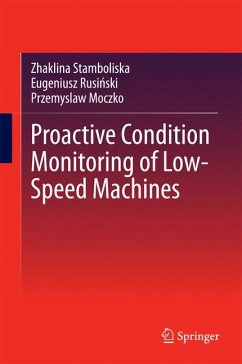 Proactive Condition Monitoring of Low-Speed Machines (eBook, PDF) - Stamboliska, Zhaklina; Rusiński, Eugeniusz; Moczko, Przemyslaw