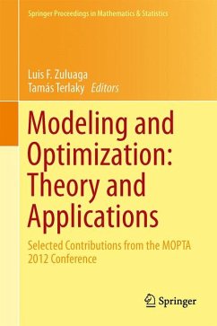 Modeling and Optimization: Theory and Applications (eBook, PDF)