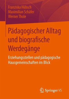 Pädagogischer Alltag und biografische Werdegänge (eBook, PDF) - Hübsch, Franziska; Schäfer, Maximilian; Thole, Werner