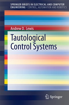 Tautological Control Systems (eBook, PDF) - Lewis, Andrew D.