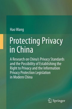 Protecting Privacy in China (eBook, PDF) - Wang, Hao
