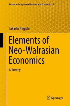 Elements of Neo-Walrasian Economics (eBook, PDF) - Negishi, Takashi