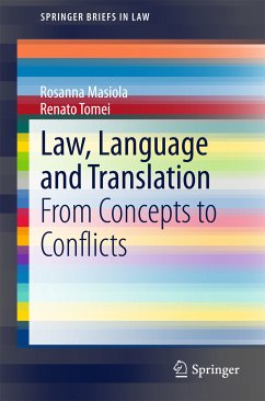 Law, Language and Translation (eBook, PDF) - Masiola, Rosanna; Tomei, Renato