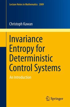 Cover Invariance Entropy for Deterministic Control Systems (eBook, PDF)