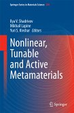 Nonlinear, Tunable and Active Metamaterials (eBook, PDF)