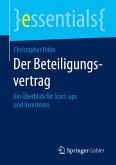 Der Beteiligungsvertrag (eBook, PDF)