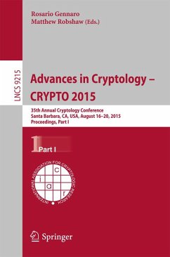 Cover Advances in Cryptology -- CRYPTO 2015 (eBook, PDF)